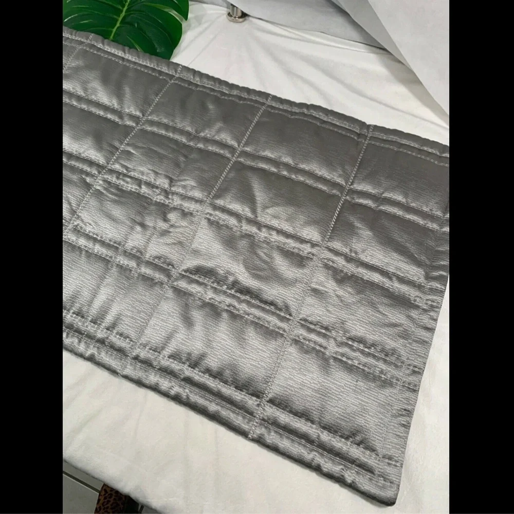 NEW $135 [ 1 King ] Quilted Pillow Sham for‎ Hotel Collection Muse Grey
